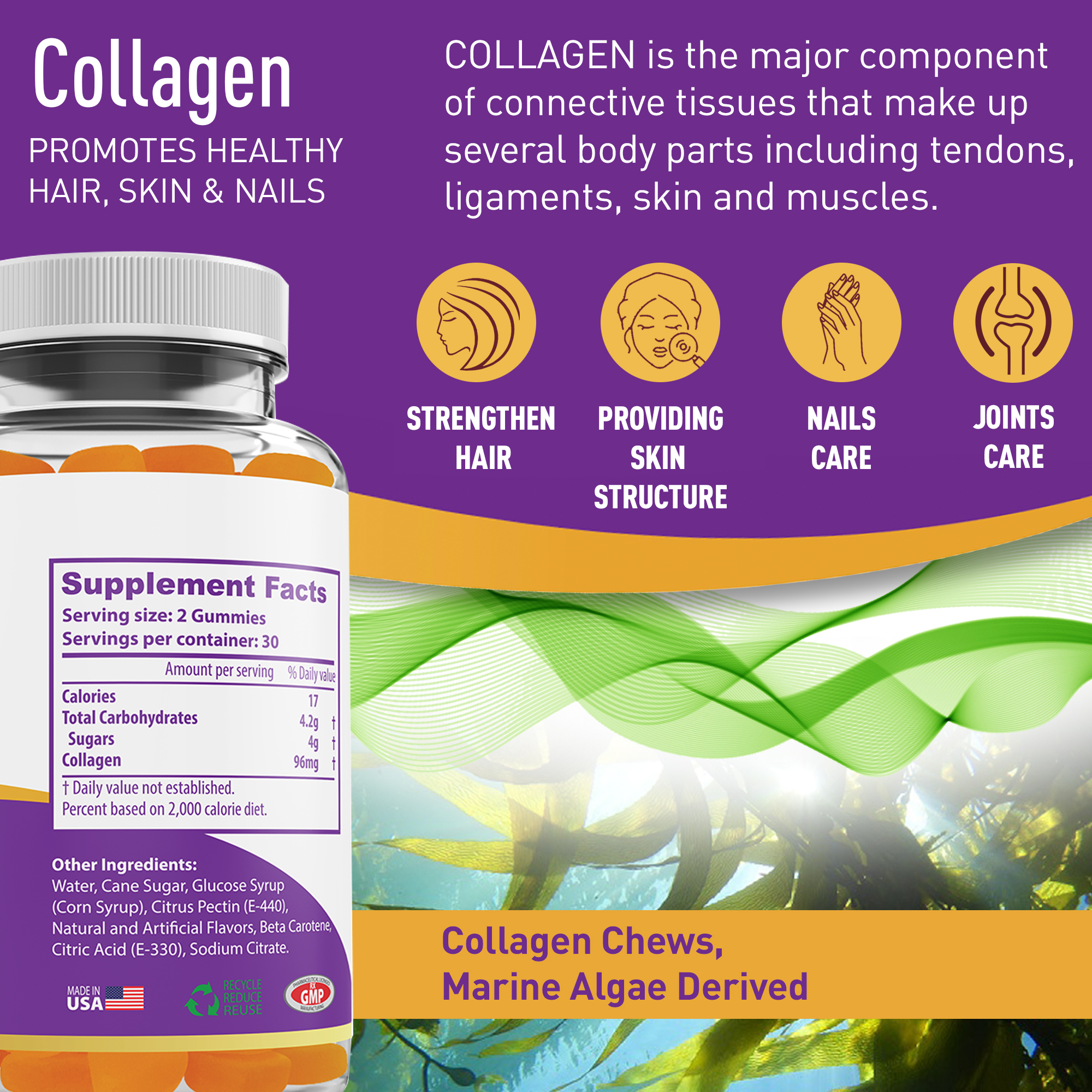 Stephanie H. - Taking Premium Collagen Peptides for 6 weeks – The Collagen  Co.